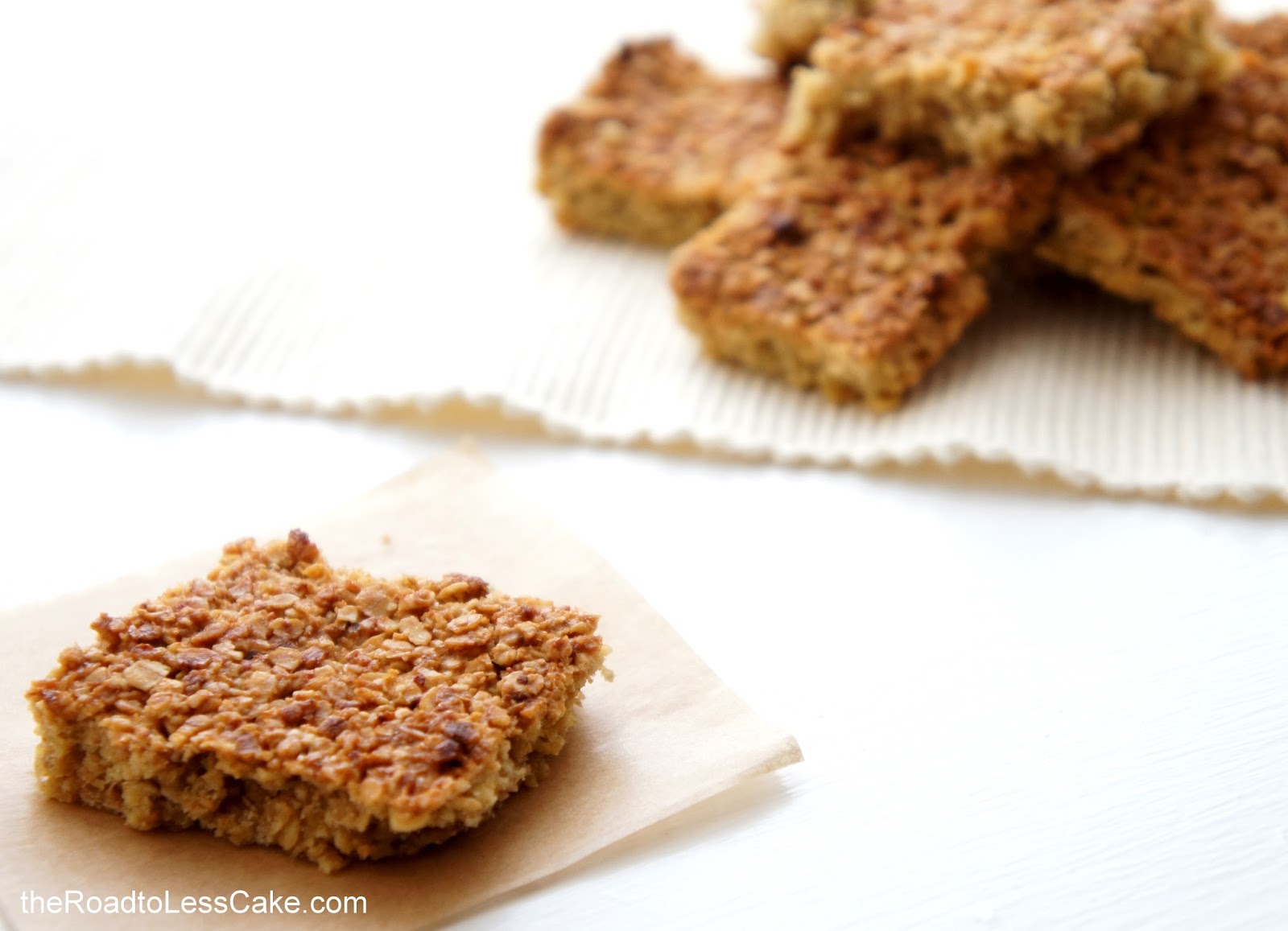healthy maple syrup flapjacks